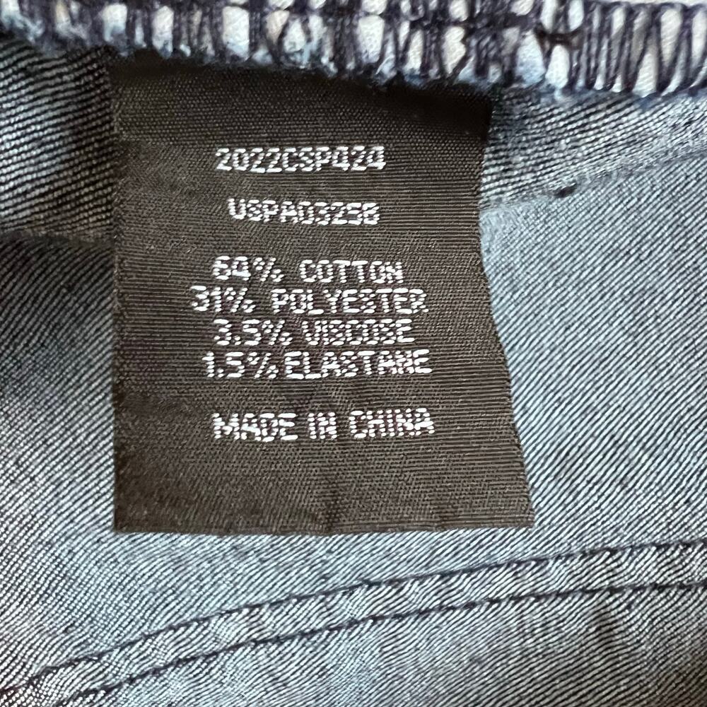 Universal Standard Donna High Rise Curve Straight Leg Jeans Dark Indigo Size 18 - Picture 9 of 13